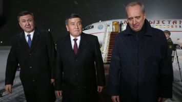 Президент Кыргызстана прибыл в Беларусь
