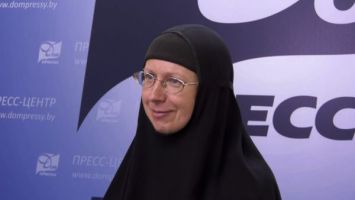 Монахиня Агапия о торжествах к 1030-летию православия на белорусских землях