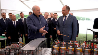 Лукашенко посетил горно-обогатительный комплекс в Любанском районе