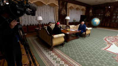 Лукашенко и спецпосланник Папы Римского Гуджеротти подтвердили важность диалога для взаимопонимания в мире