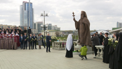 Лукашенко принял участие в церемонии открытия памятника митрополиту Филарету