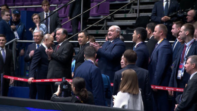 &quot;Наперад у будучыню, сябры!&quot; Лукашенко с коллегами по СНГ посетил открытие Игр Будущего в Казани