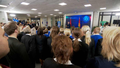 Лукашенко в Минске дал старт работе Центра технического творчества детей и молодежи