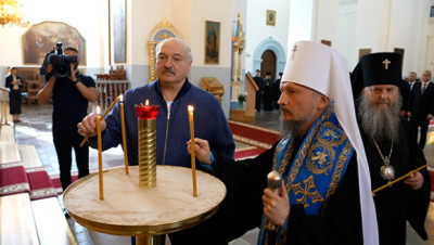 Лукашенко посетил монастырь в Жировичах, где поручал навести порядок и сделать жемчужину