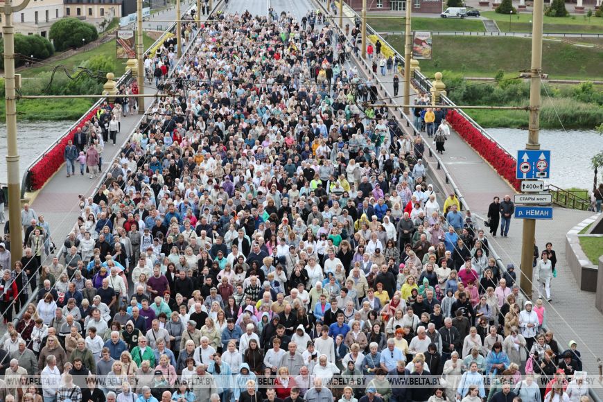 Крестный ход в честь праздника