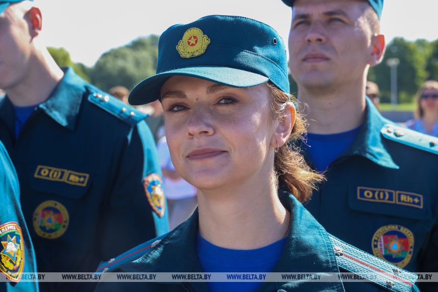 Присягу в Брестской крепости приняли 28 новобранцев МЧС