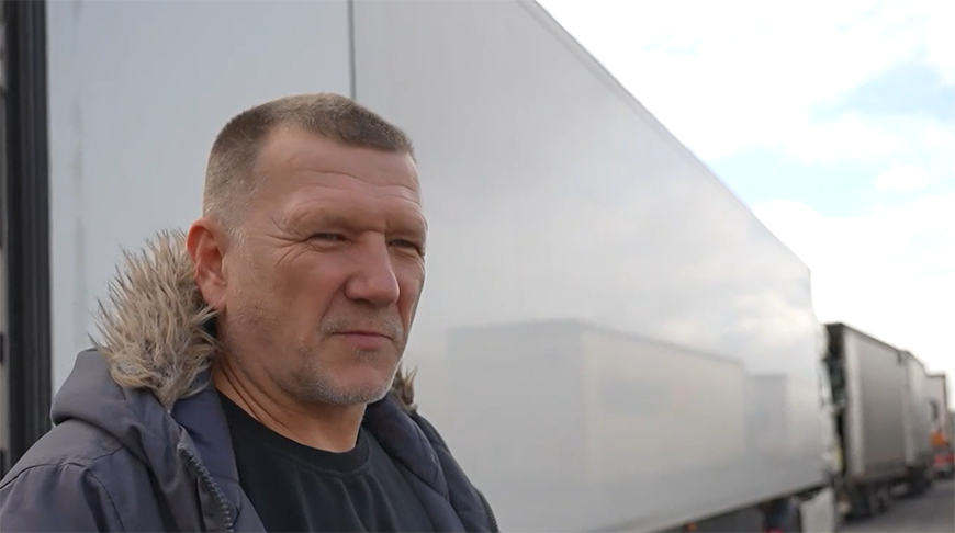 дальнобойщики застряли на границе