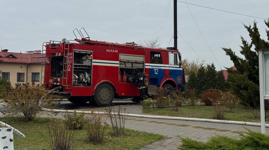 Спасатели провели учения в Домачевском социальном пансионате в Брестском районе