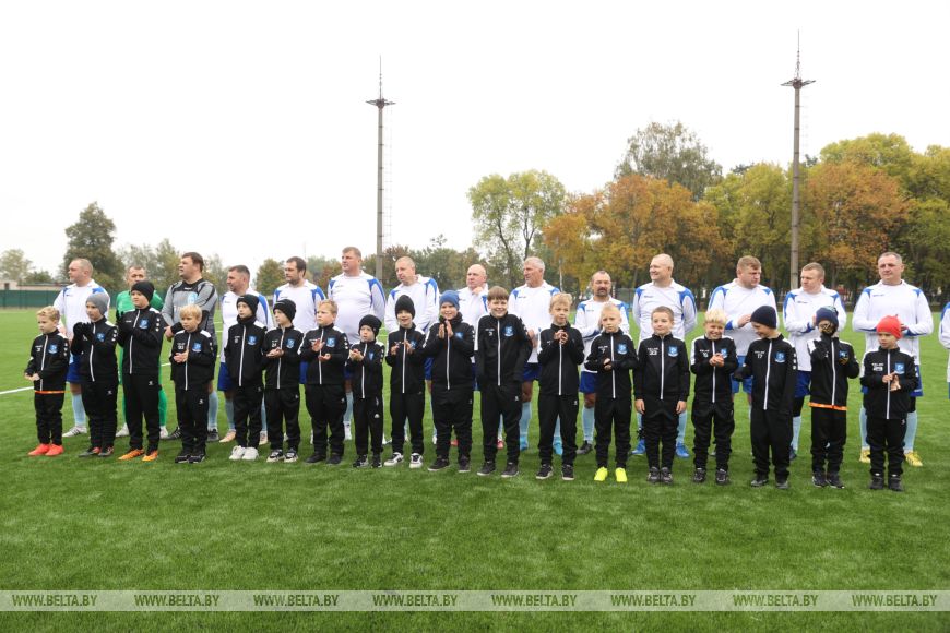 Обновленный стадион и оздоровительный корпус открыли в Белоозерске в день областных «Дажынак»