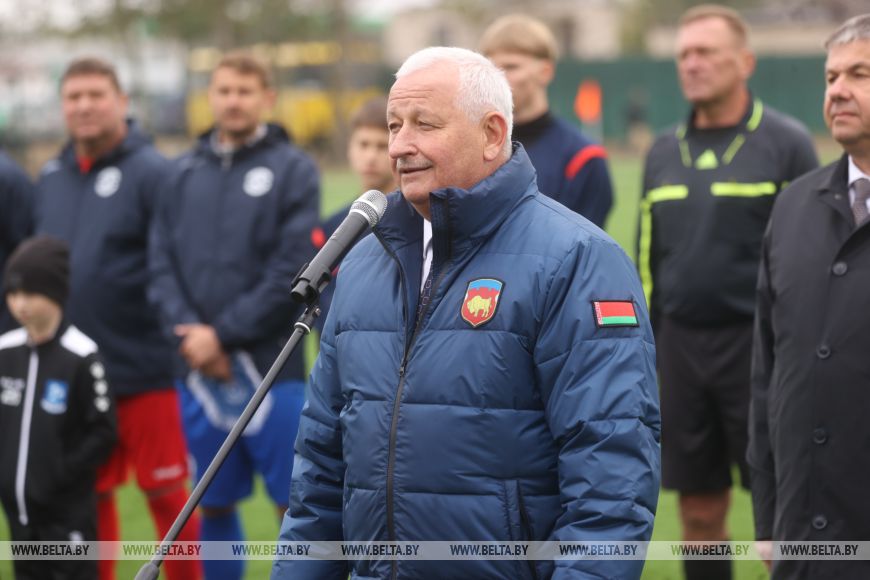 Обновленный стадион и оздоровительный корпус открыли в Белоозерске в день областных «Дажынак»