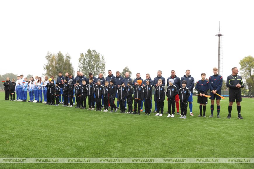 Обновленный стадион и оздоровительный корпус открыли в Белоозерске в день областных «Дажынак»