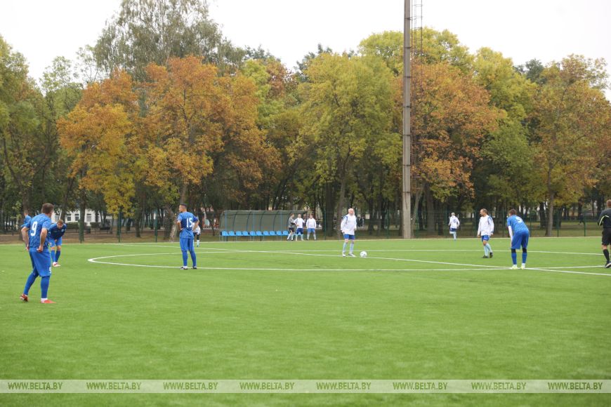 Обновленный стадион и оздоровительный корпус открыли в Белоозерске в день областных «Дажынак»