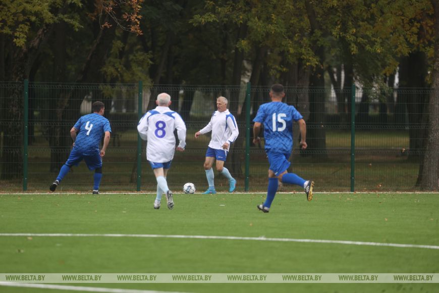 Обновленный стадион и оздоровительный корпус открыли в Белоозерске в день областных «Дажынак»