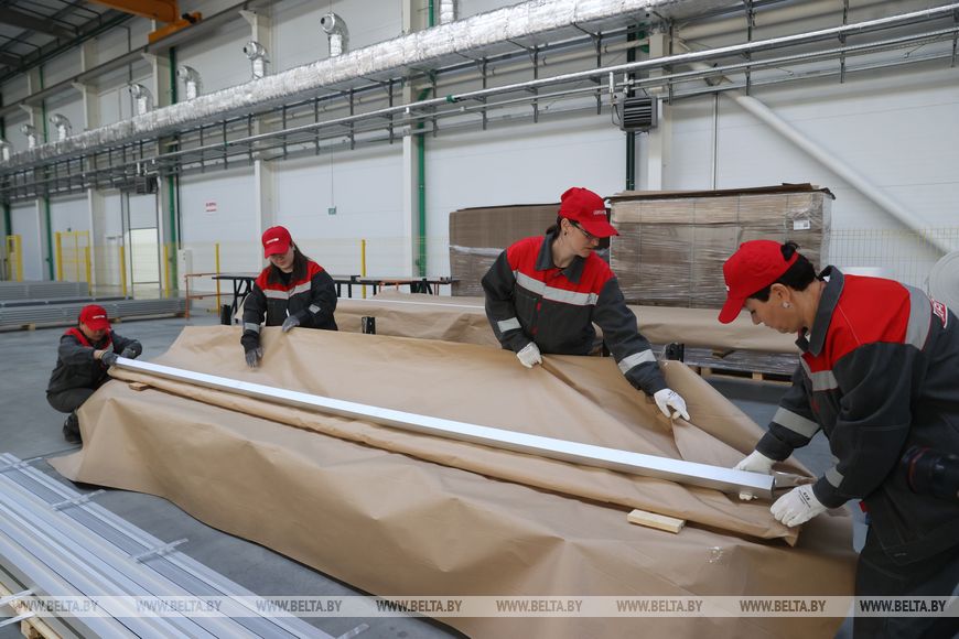 Завод по производству экструдированного алюминиевого профиля заработал под Брестом