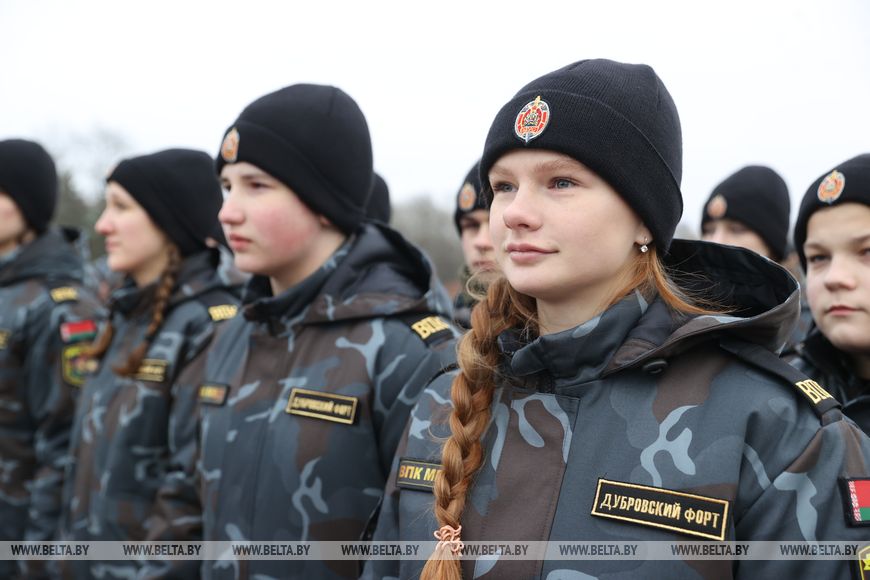 Более 500 учащихся произнесли в Брестской крепости клятву воспитанников военно-патриотических клубов