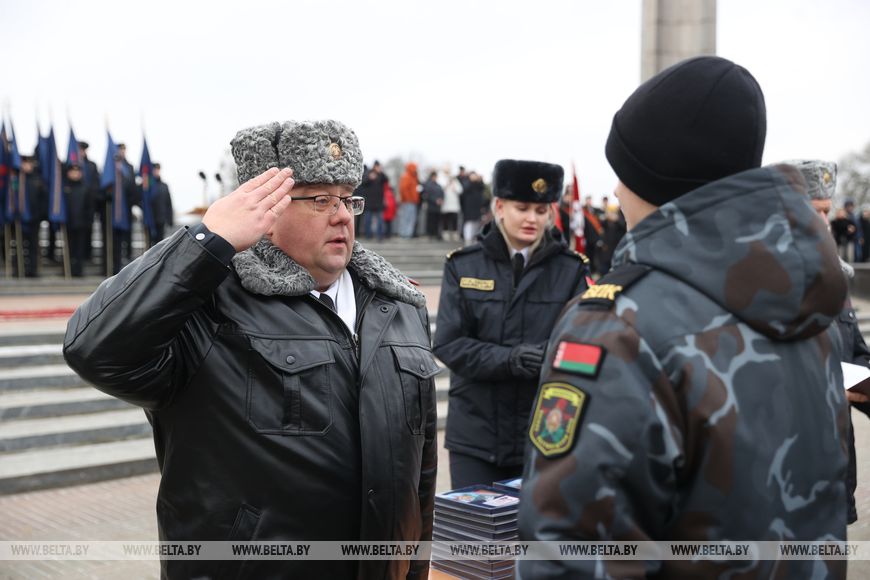 Более 500 учащихся произнесли в Брестской крепости клятву воспитанников военно-патриотических клубов