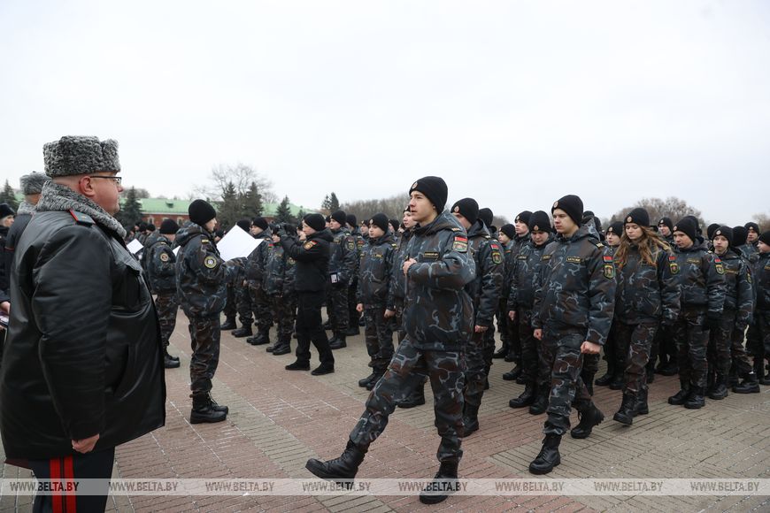 Более 500 учащихся произнесли в Брестской крепости клятву воспитанников военно-патриотических клубов