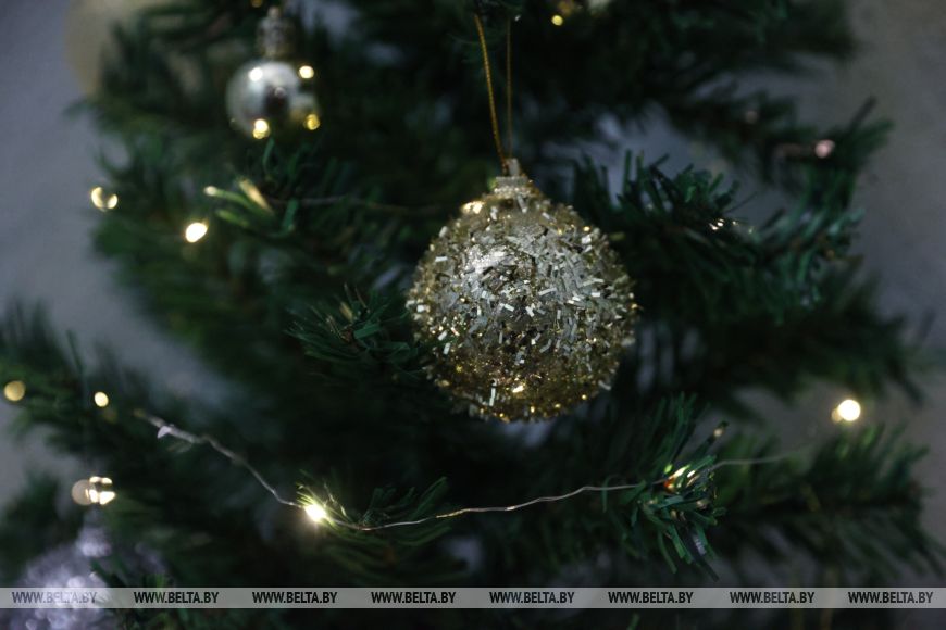 Брестчане превратили свои подъезды в новогодние фотозоны