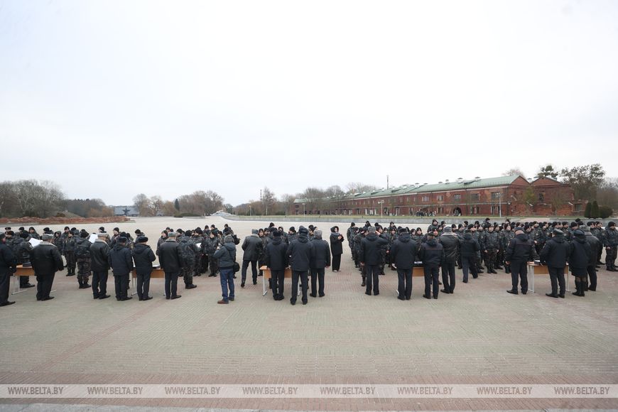 Более 500 учащихся произнесли в Брестской крепости клятву воспитанников военно-патриотических клубов
