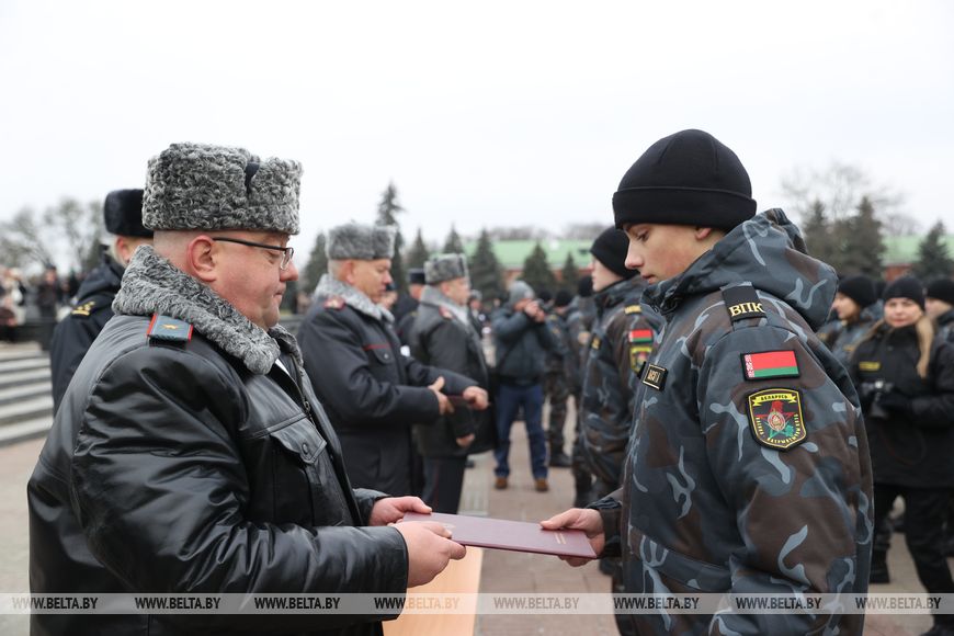 Более 500 учащихся произнесли в Брестской крепости клятву воспитанников военно-патриотических клубов