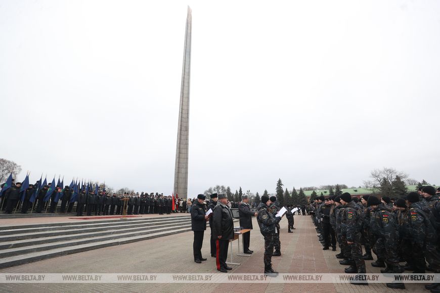 Более 500 учащихся произнесли в Брестской крепости клятву воспитанников военно-патриотических клубов