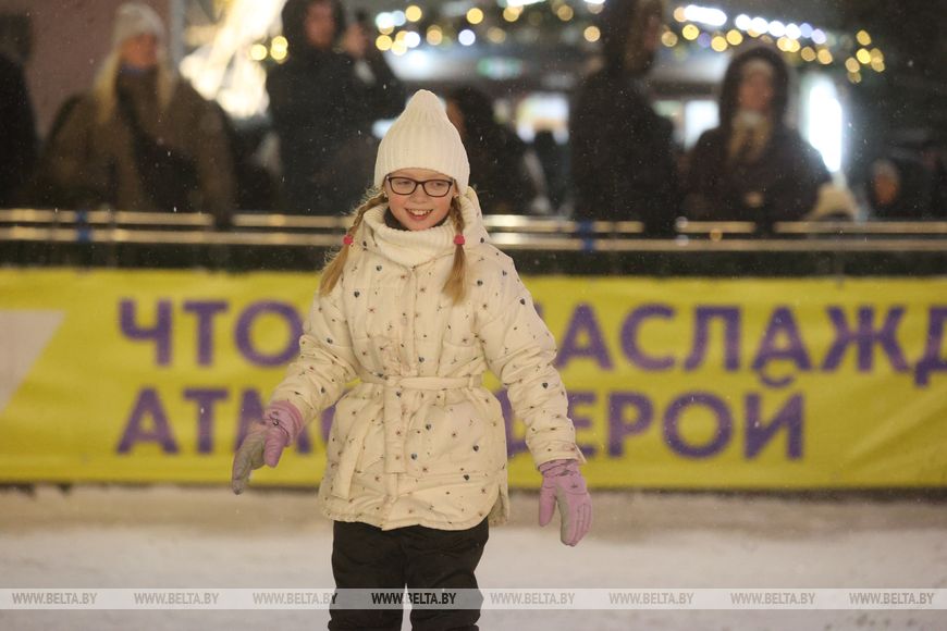 Жители и гости Бреста празднуют Новый год