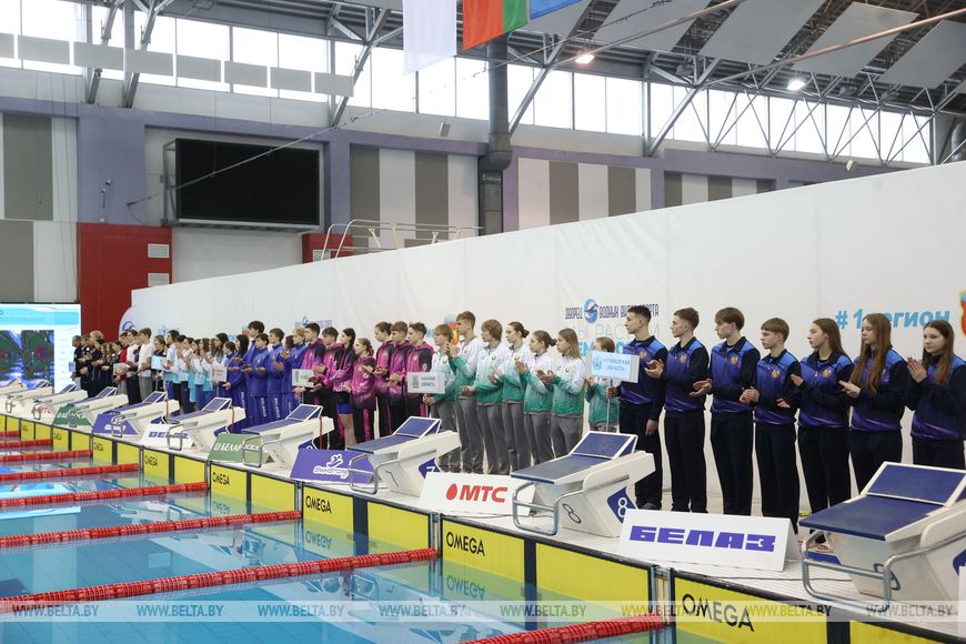 Открытое первенство Беларуси по плаванию среди юниоров проходит в Бресте