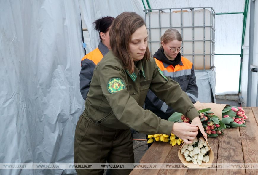 Более 15 тыс. луковиц тюльпанов высадили лесоводы Петриковского лесхоза в нынешнем сезоне