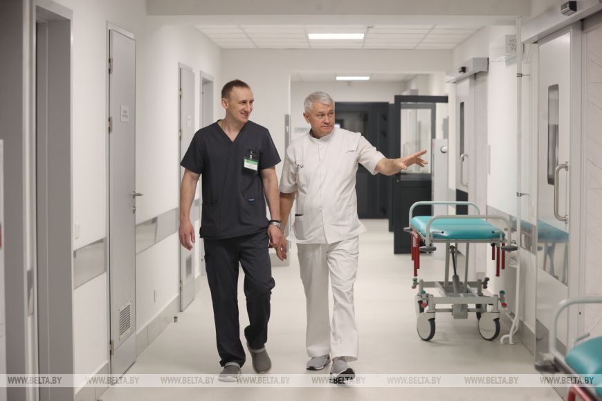Новый операционный блок открыли в Брестской городской больнице №1