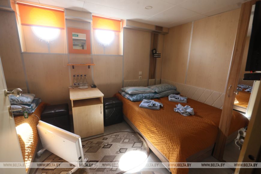 Круизный теплоход Белая Русь отправляется в свой первый рейс в 2026 году