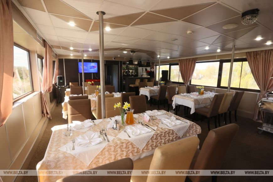 Круизный теплоход Белая Русь отправляется в свой первый рейс в 2026 году