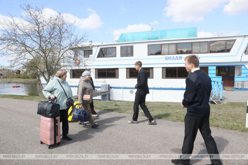 Круизный теплоход Белая Русь отправляется в свой первый рейс в 2026 году