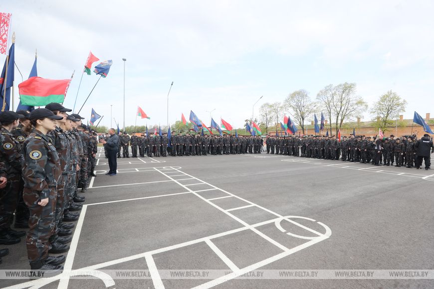 Воспитанники ВПК соревновались на смотре конкурсе в Бресте