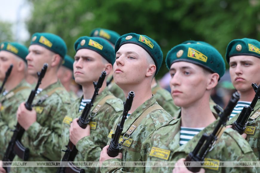Пограничники Гродненской пограничной группы