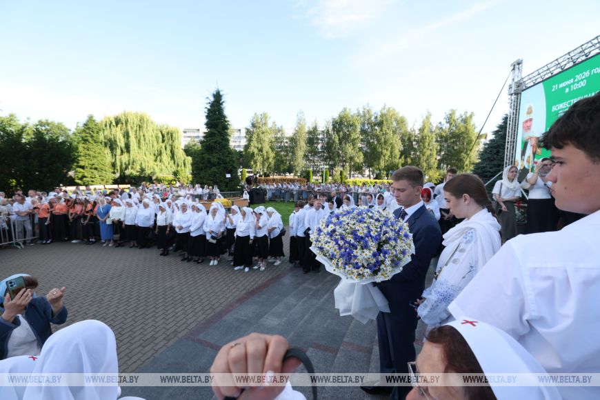 В Бресте патриарху служит сонм архиереев Белорусской православной церкви