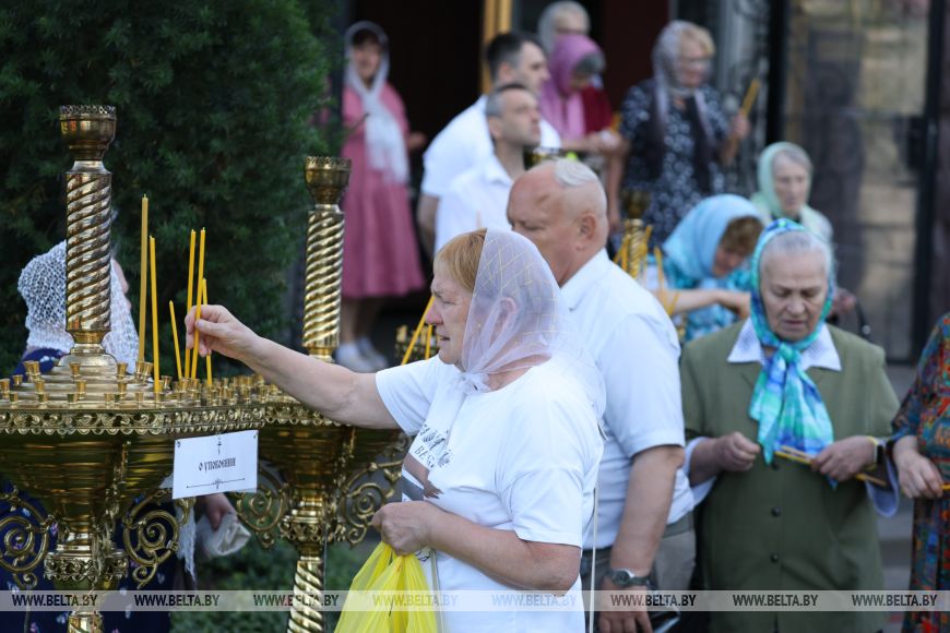 В Бресте патриарху служит сонм архиереев Белорусской православной церкви