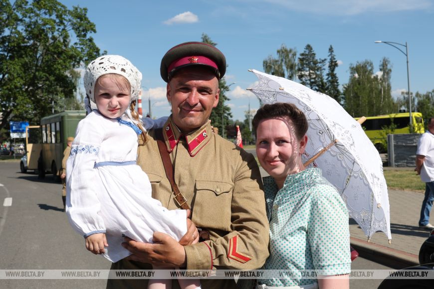 Шаг в июнь 1941 года. По улицам Бреста прошел марш реконструкторов