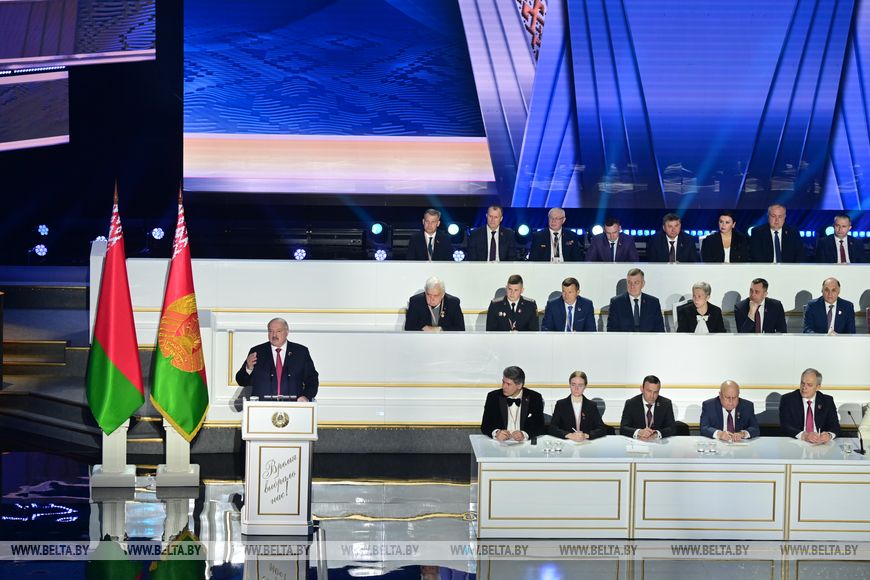 "Это эволюционное развитие". Лукашенко на ВНС о новом этапе в политической жизни страны