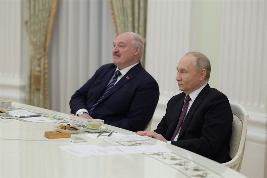 "Это и есть наше единство". Лукашенко и Путин встретились в Кремле с Василевской и Новицким
