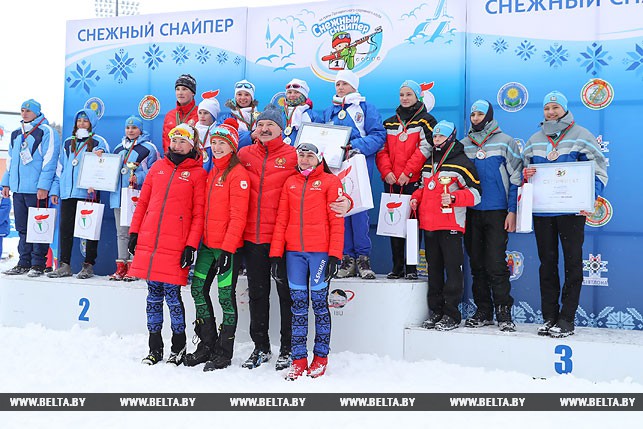 Александр Лукашенко среди победителей и призеров соревнований