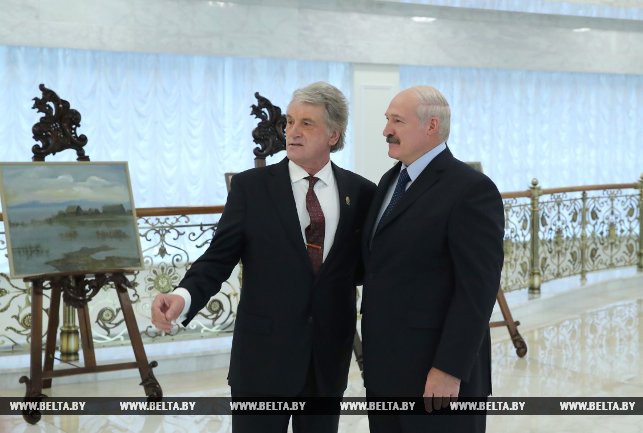 Виктор Ющенко и Александр Лукашенко