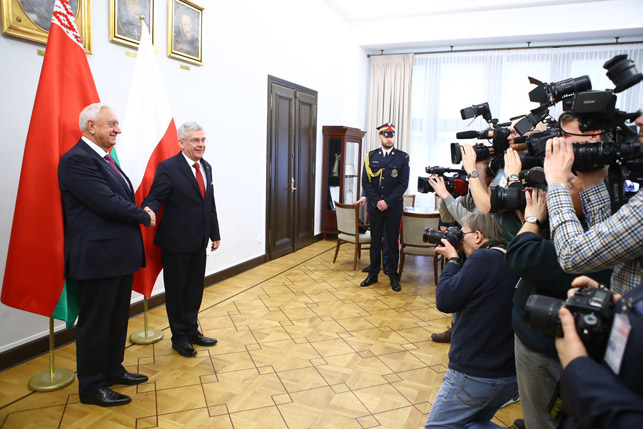 Во время встречи. Фото посольства Беларуси в Польше