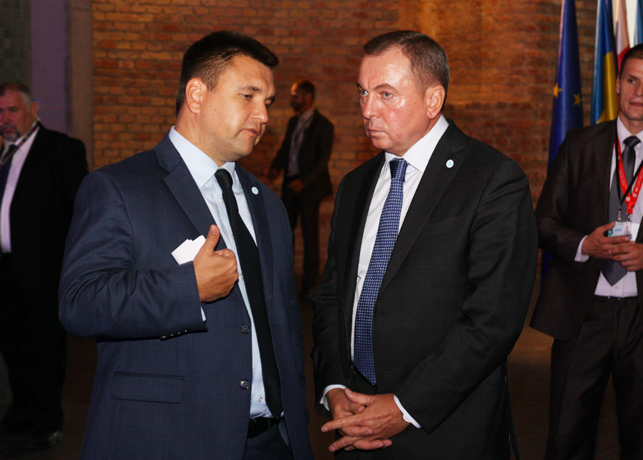 Министр иностранных дел Украины Павел Климкин и Владимир Макей. Фото МИД