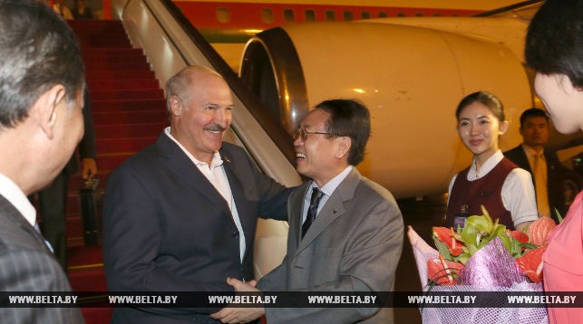 Александр Лукашенко прибыл в КНР. 2013 год