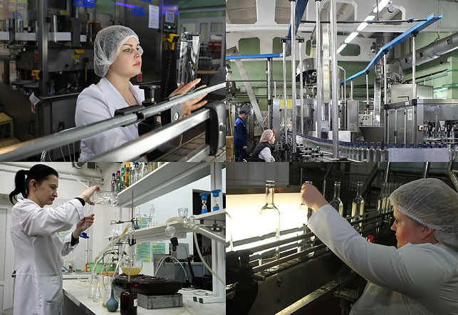 Жесткий контроль на каждом этапе производства обеспечивает высочайшее качество напитков, которое ценят не только белорусские, но и зарубежные покупатели