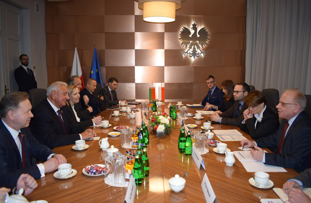 Во время встречи. Фото посольства Беларуси в Польше