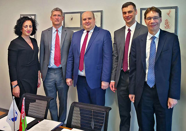Подписание соглашения между ОАО "Белагропромбанк" и Европейским банком реконструкции и развития (ЕБРР) в головном офисе ЕБРР в Лондоне 13 февраля 2018 года
