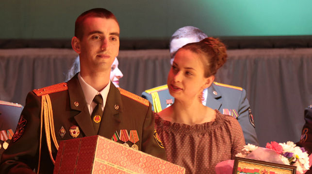 Олег Лютаревич с женой