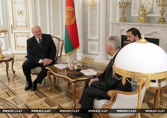 Александр Лукашенко и Бинали Йылдырым