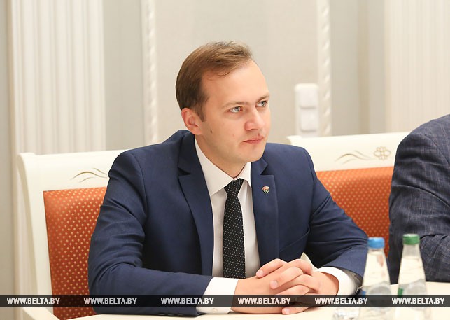 Первый секретарь ЦК БРСМ Дмитрий Воронюк